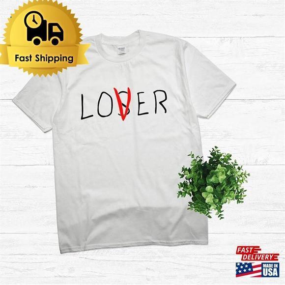 Tops - Loser Lover T-Shirt Unisex Slogan Hipster Classic